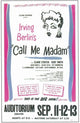 Call Me Madam Broadway Movie Poster Print