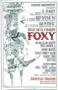 Foxy Broadway Movie Poster Print showcasing vibrant colors and design.