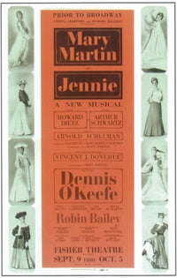 Jennie Broadway Movie Poster Print showcasing vibrant theater art.