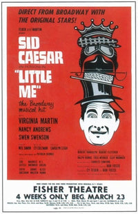 Little Me Broadway Movie Poster Print showcasing vibrant design