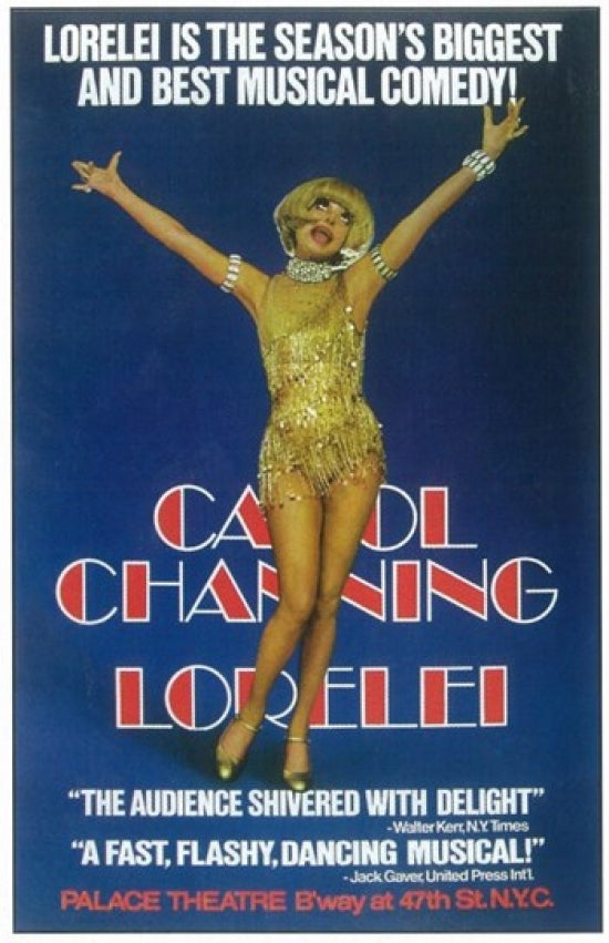 Lorelei Broadway Movie Poster Print showcasing vibrant theater imagery.