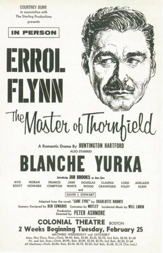 The Master of Thornfield Movie Poster featuring captivating theatrical design.