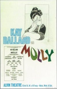 Molly Broadway Movie Poster - Captivating theatrical artwork