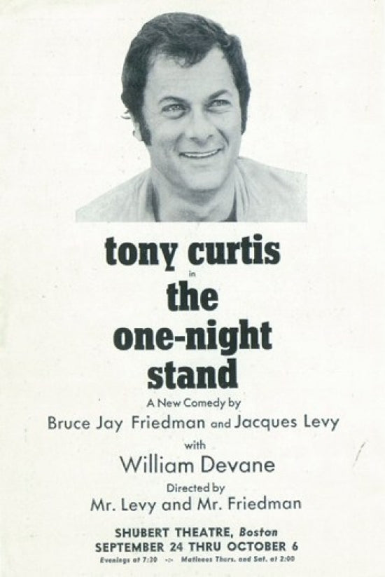 One Night Stand Broadway Movie Poster showcasing vibrant colors.