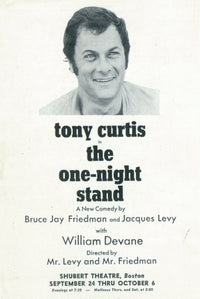 One Night Stand Broadway Movie Poster showcasing vibrant colors.