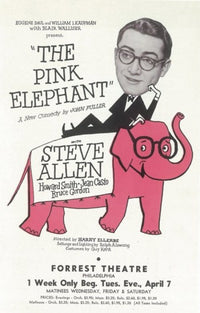 The Pink Elephant Movie Poster - Whimsical Broadway Art