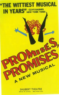Promises Promises Broadway Movie Poster Print featuring vibrant artwork.