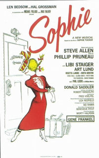 Sophie Broadway Movie Poster capturing the essence of the iconic production.