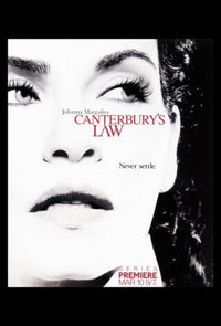 Canterbury's Law Movie Poster Print featuring dramatic visuals.