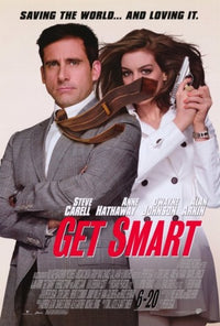 Get Smart Movie Poster Print featuring classic comedy design.