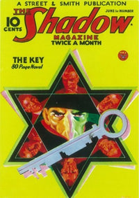 The Shadow Movie Poster Print featuring classic pulp fiction design.