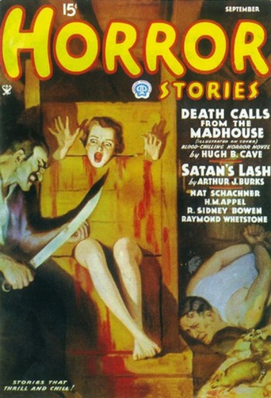 Horror Stories Movie Poster Print in Pulp Art Style