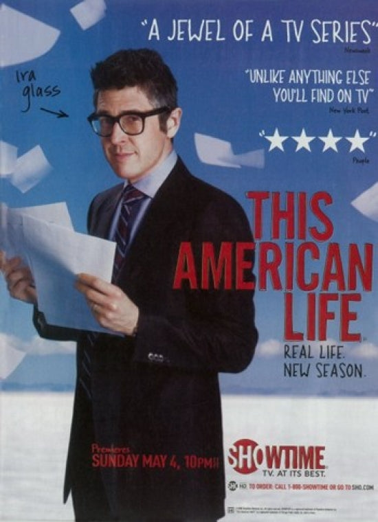 This American Life movie poster print featuring vibrant design