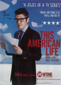 This American Life movie poster print featuring vibrant design