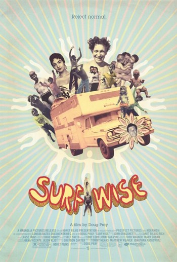Surfwise Movie Poster Print showcasing the thrilling surfing lifestyle.