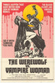 Werewolf vs. the Vampire Women Movie Poster Print featuring iconic horror imagery.