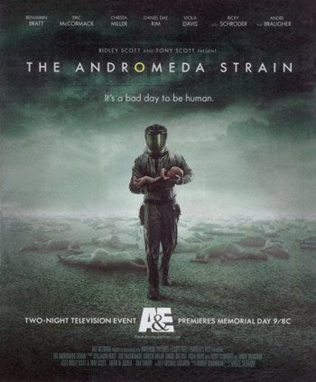 The Andromeda Strain Movie Poster Print showcasing sci-fi themes.