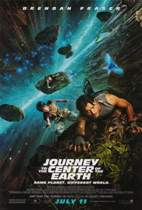 Journey to the Center of the Earth Movie Poster Print, adventure film art.