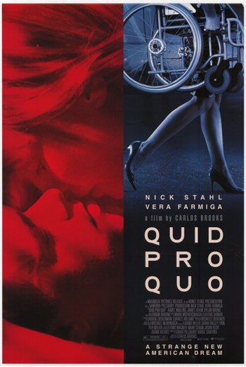 Quid Pro Quo Movie Poster featuring cinematic artwork