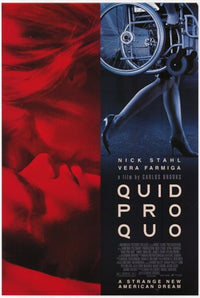 Quid Pro Quo Movie Poster featuring cinematic artwork