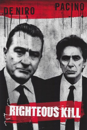 Righteous Kill Movie Poster Print featuring dramatic film imagery.