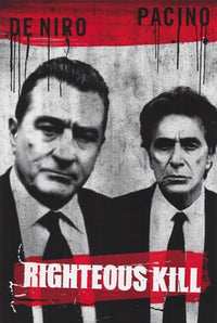 Righteous Kill Movie Poster Print featuring dramatic film imagery.