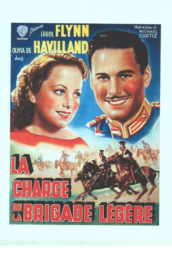 The Charge of the Light Brigade Movie Poster Print showcasing cinematic history.