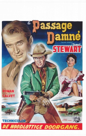 Far Country Movie Poster Print, vibrant film art for home decor.