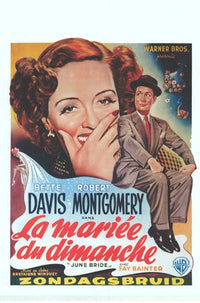 June Bride Movie Poster Print showcasing wedding theme.