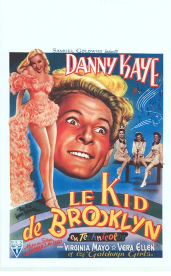 The Kid From Brooklyn Movie Poster Print showcasing classic cinema.
