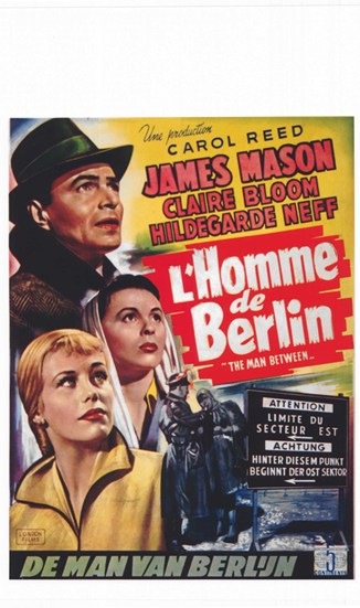 The Man Between Movie Poster Print showcasing film art.
