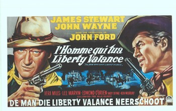 The Man Who Shot Liberty Valance Movie Poster Print