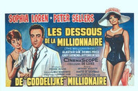 The Millionairess movie poster print, vibrant and eye-catching design.