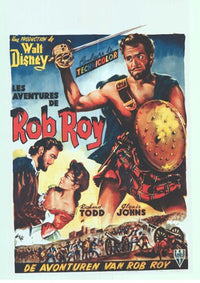 Rob Roy the Highland Rogue Movie Poster Print showcasing a legendary Scottish hero.