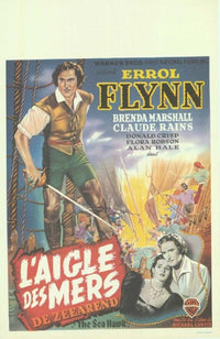 The Sea Hawk Movie Poster Print showcasing classic film adventures.