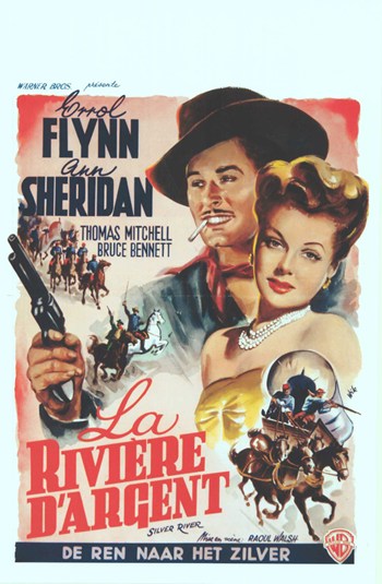 Silver River Movie Poster Print showcasing classic cinema artwork.