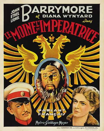 Rasputin and the Empress Movie Poster Print showcasing historical drama