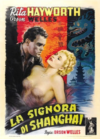The Lady From Shanghai Movie Poster Print showcasing classic film art.