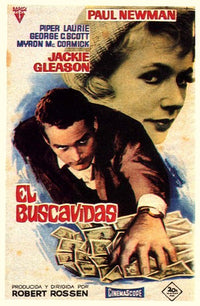 The Hustler Movie Poster showcasing classic film art