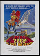 2069 A Sex Odyssey Movie Poster Print showcasing whimsical sci-fi elements.