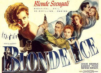 Blonde Ice Movie Poster Print - 11x17 size, classic cinema artwork.