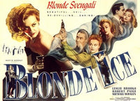 Blonde Ice Movie Poster Print - 11x17 size, classic cinema artwork.