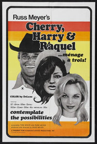 Cherry Harry and Raquel Movie Poster Print featuring vibrant colors and cinematic design.