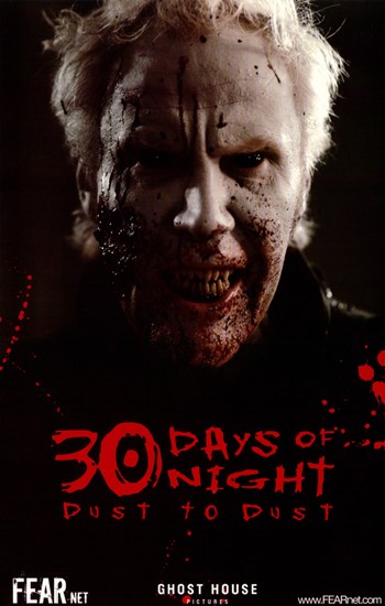 30 Days of Night: Dust to Dust movie poster showcasing chilling visuals.