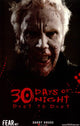 30 Days of Night: Dust to Dust movie poster showcasing chilling visuals.