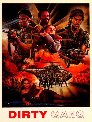 Inglorious Bastards Movie Poster Print showcasing iconic film imagery.