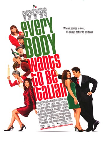 Everybody Wants to be Italian Movie Poster Print showcasing vibrant colors and culture.