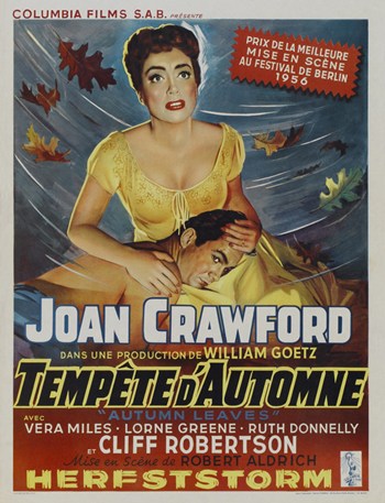 Autumn Leaves Movie Poster Print showcasing vibrant fall colors.