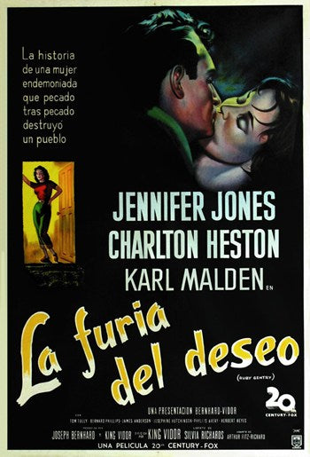 Ruby Gentry Movie Poster Print showcasing classic cinema art.