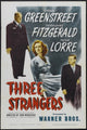 Three Strangers Movie Poster Print featuring captivating artwork